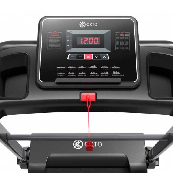 Беговая дорожка TechFit Okto 8T60 12 км/ч / 110 кг / Черный photo 6