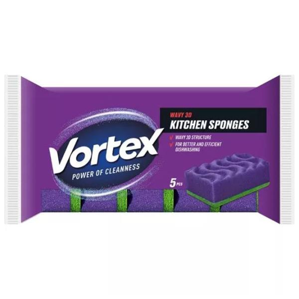 Губка Vortex Power of Cleanness Количество в наборе - 5 photo 1