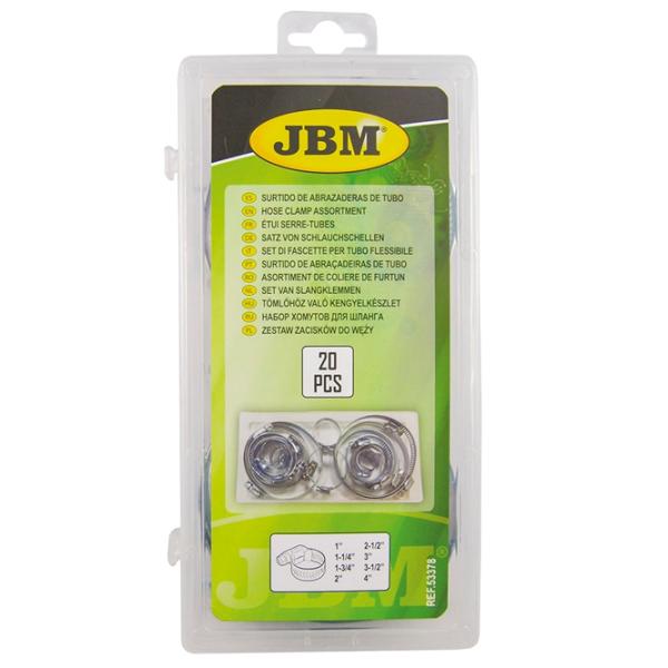 Хомуты металические JBM 53378 20 шт. photo 2