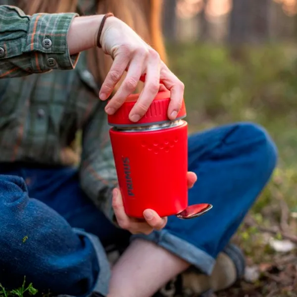 Container Primus TrailBreak 0.4 l / Oțel inoxidabil / Red photo 2