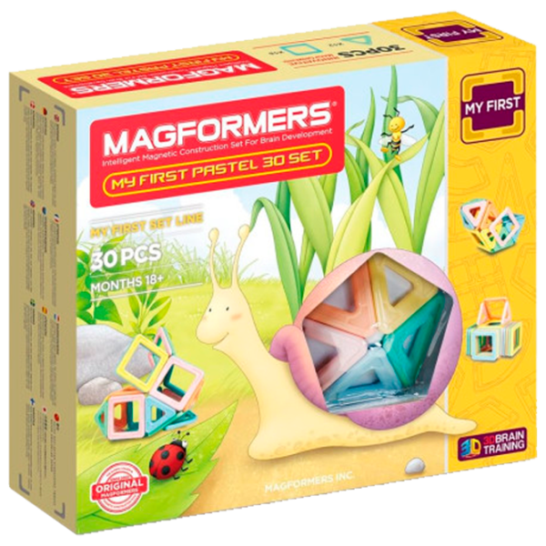 Конструктор Magformers Pastel 30 Set Творческий/ Разноцветный photo 1