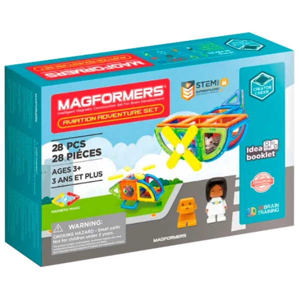 Конструктор Magformers Aviation Adventure Set Творческий/ Разноцветный photo 1