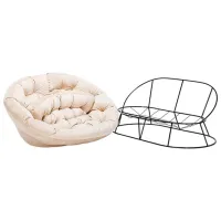 Canapea Moda Life Lilyum (880613738) Stofă / Cream