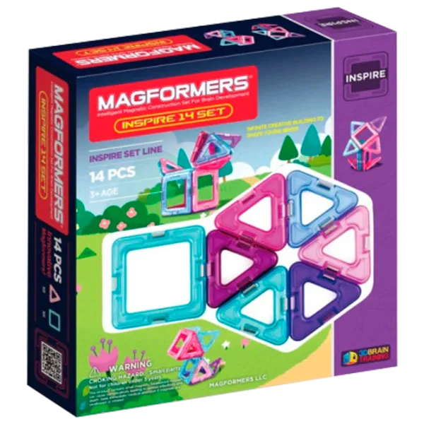 Конструктор Magformers 14 Set Творческий/ Разноцветный photo 1