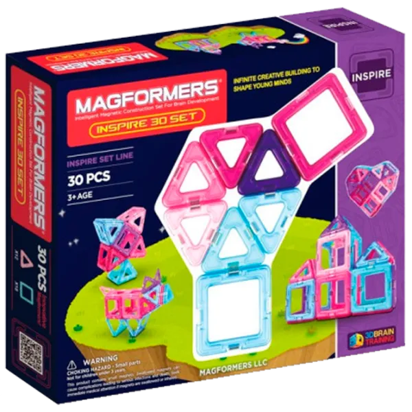 Конструктор Magformers 30 Set Творческий/ Разноцветный photo 1
