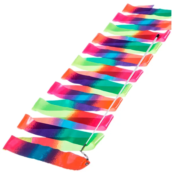 Panglică pentru gimnastică Sportline C-1658 Multicolor / 6 m / Pentru ea photo 1