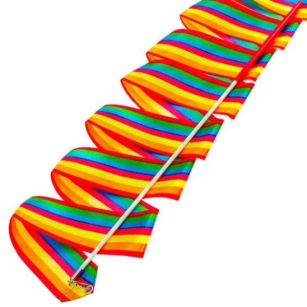 Panglică pentru gimnastică Sportline C-3249 Multicolor / 3.3 m / Pentru ea photo 6