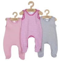 Pantaloni cu talpă pentru fete New Baby Classic Holka  62 / 3 luni
