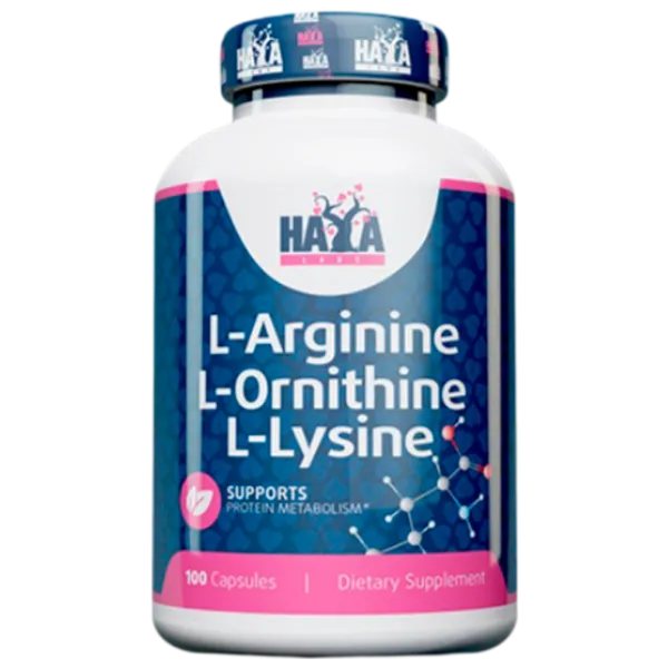 Aminoacizi Haya Labs L-Arginine L-Ornithine L-Lysine (854822007590)  photo 1 Aminoacizi Haya Labs L-Arginine L-Ornithine L-Lysine (854822007590)  photo 1