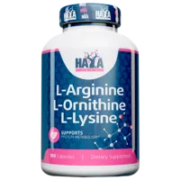 Аминокислоты Haya Labs L-Arginine L-Ornithine L-Lysine (854822007590) 