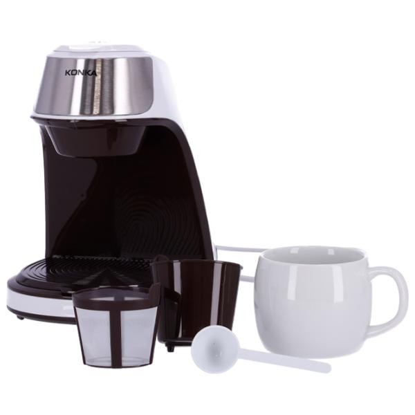 Aparat de cafea Konka KCF-CS2  / 0.3 l / White photo 4