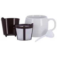 Кофемашина Konka KCF-CS2 / 0.3 л / Белый photo 5