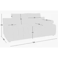 Диван Mobiland DOMINO Paros 03 (00822858) Ткань / Бежевый photo 3