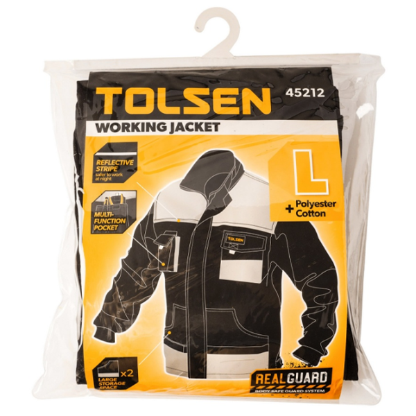 Рабочая куртка для мужчин Tolsen 45212 L / / Grey photo 2