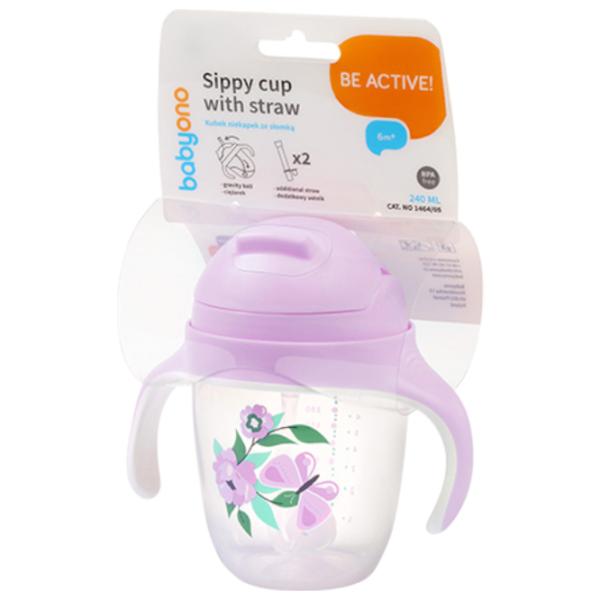 Кружка BabyOno 1464/05 Для девочек / 0+ / Пурпурный photo 2 Кружка BabyOno 1464/05 Для девочек / 0+ / Пурпурный photo 2