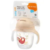 Cană BabyOno 1464/04 Pentru fetițe / 0+ / Beige photo 2