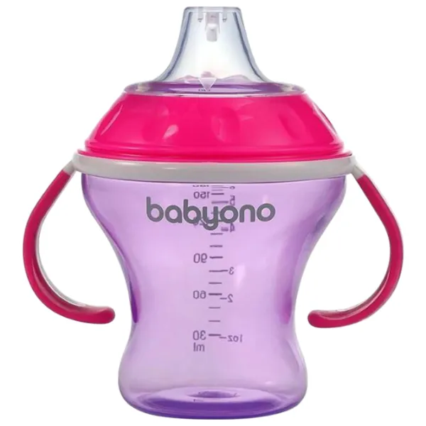 Кружка BabyOno 1456/02 Для девочек / 3+ месяца / Пурпурный photo 1 Кружка BabyOno 1456/02 Для девочек / 3+ месяца / Пурпурный photo 1