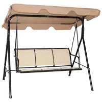 Leagăn de grădină Costway OP70492ZS (5605430) Beige / 250 kg