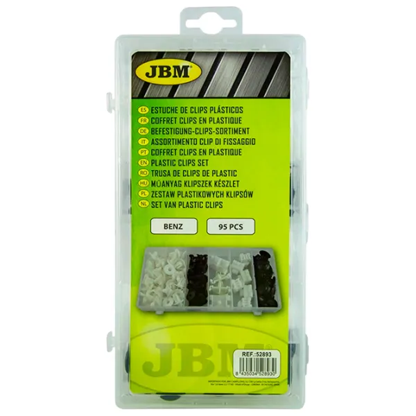 Клипсы для автомобиля JBM 52893 95 / Пластик photo 1 Клипсы для автомобиля JBM 52893 95 / Пластик photo 1