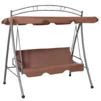 Садовые качели VidaXL 43242 (5723000) Коричневый / 110 кг