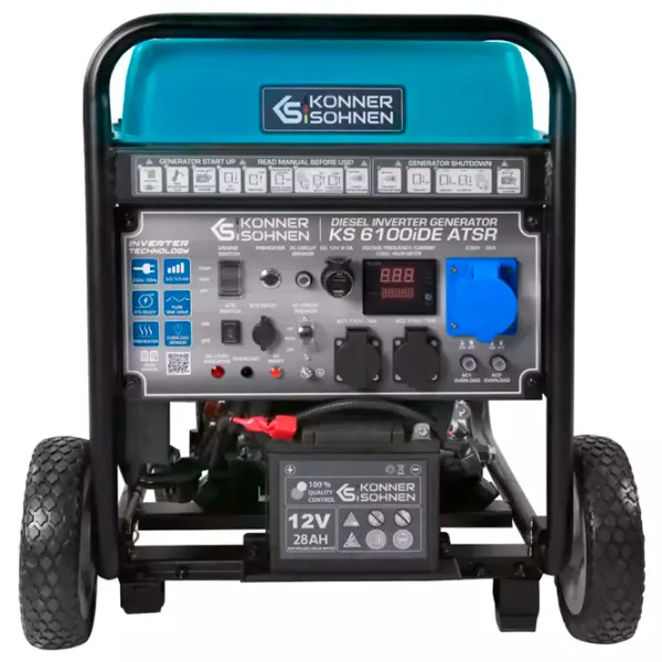 Генератор Könner & Söhnen KS 6100iDЕ ATSR 220 В Дизель / 5 кВт photo 2