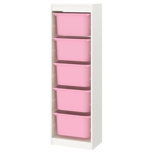 Etajeră cu containere Ikea Trofast 5 145 x 46 x 30 cm / PAL / White photo 1 Etajeră cu containere Ikea Trofast 5 145 x 46 x 30 cm / PAL / White photo 1