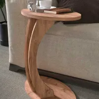 Măsuță de cafea Bofigo Ellipse 5753026 Pine photo 2
