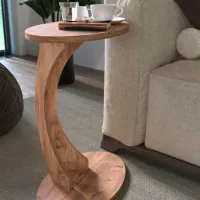 Măsuță de cafea Bofigo Ellipse 5753026 Pine photo 3