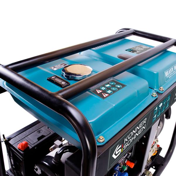 Generator de curent Könner & Söhnen KS 9100HDE-1/3 ATSR 230 / 400 V Motorină / 6 kW photo 6