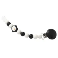 Clip pentru suzetă Universal BabyOno Natural Nursing 0719/05 Unisex / 0 luni - / Latex, silicon / White