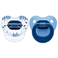 Suzetă cu tetina ortodontică WeeBaby № 2 Unisex / 6 luni - 18 luni / Silicon / Multicolor