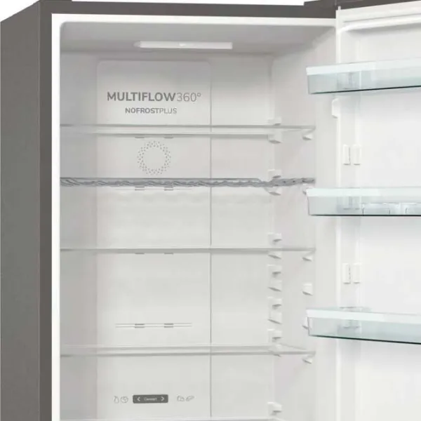 Frigider Gorenje NRK620CA2XL4 cu congelator jos 331 l / 200 cm / Inox photo 6