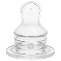 Tetină pentru biberon WeeBaby № 1 Unisex / / Transparent