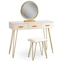 Туалетный столик Mebel Elite Sandy Металл / Золото photo 6