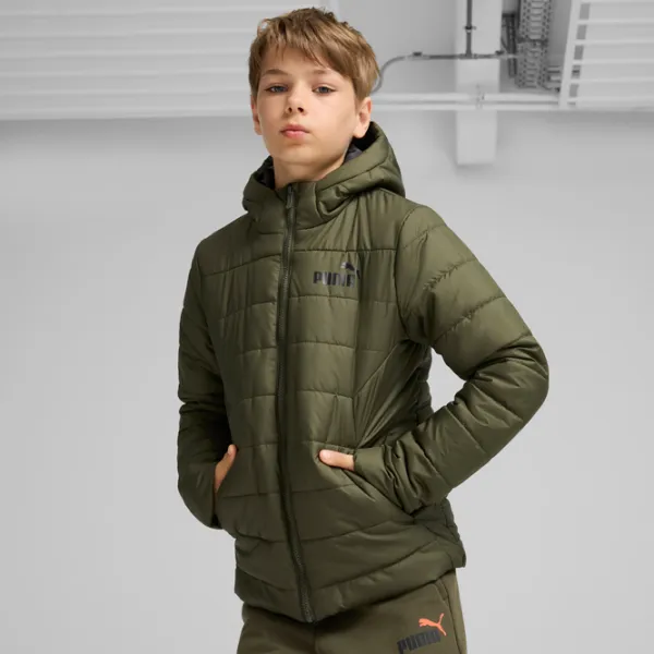 Jachetă pentru băieți Puma ESS Hooded Padded 176 / Toamnă - Iarnă photo 3