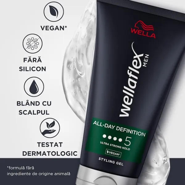 Gel pentru păr Wellaflex All-Day Definition 150 ml photo 4 Gel pentru păr Wellaflex All-Day Definition 150 ml photo 4