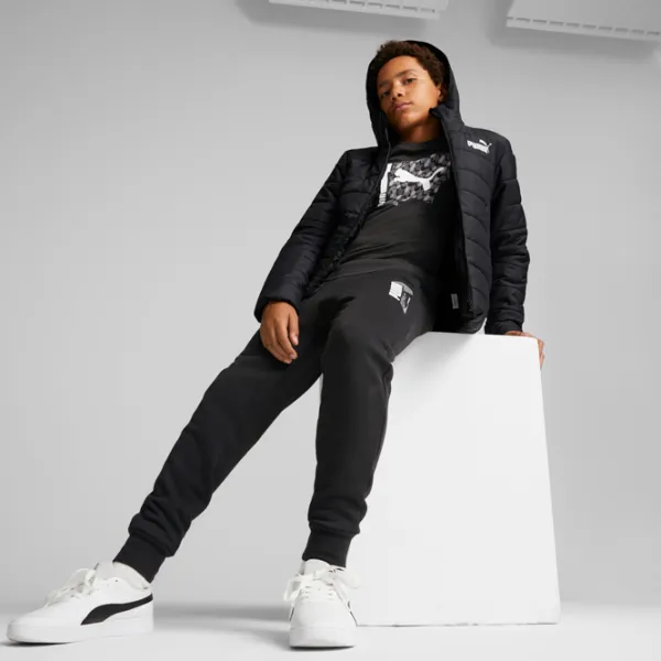 Jachetă pentru băieți Puma ESS Hooded Padded 152 / Toamnă - Iarnă photo 5
