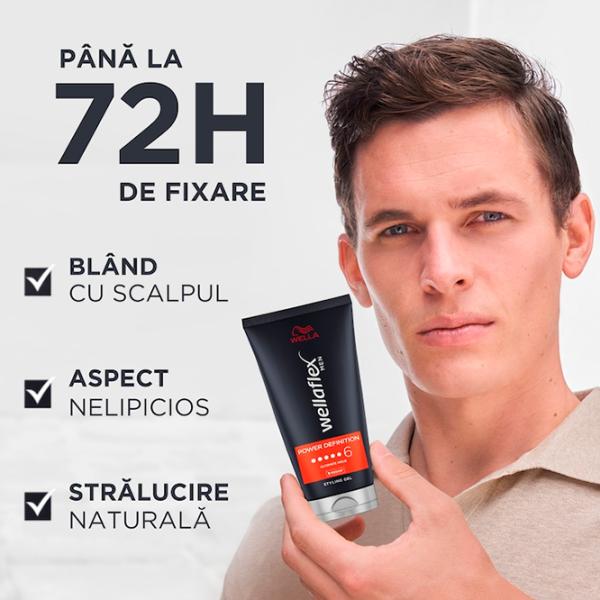 Gel pentru păr Wellaflex Power Definition 150 ml photo 2 Gel pentru păr Wellaflex Power Definition 150 ml photo 2