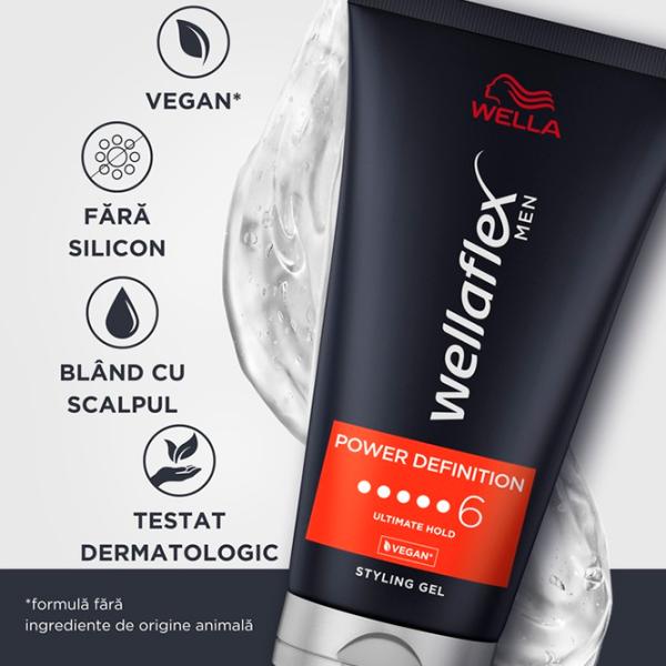 Gel pentru păr Wellaflex Power Definition 150 ml photo 4 Gel pentru păr Wellaflex Power Definition 150 ml photo 4