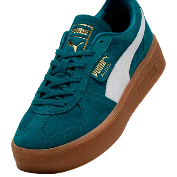 Ghete pentru femei Puma Palermo Elevata Wns Demisezon / Green photo 5