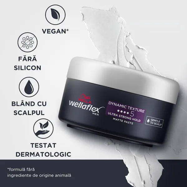 Воск для волос Wellaflex Dynamic Texture 75 мл photo 4 Воск для волос Wellaflex Dynamic Texture 75 мл photo 4