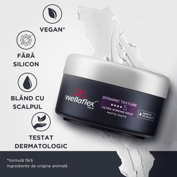 Воск для волос Wellaflex Dynamic Texture 75 мл photo 4 Воск для волос Wellaflex Dynamic Texture 75 мл photo 4