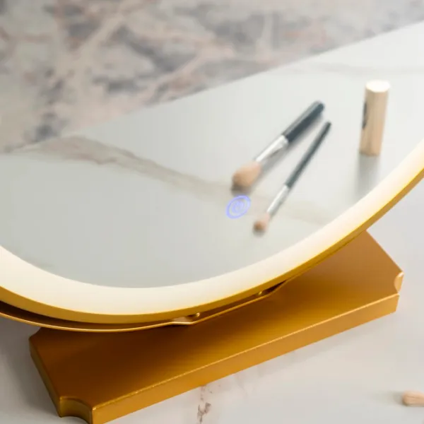 Masă de toaletă Mebel Elite Sandy Metal / Gold photo 6