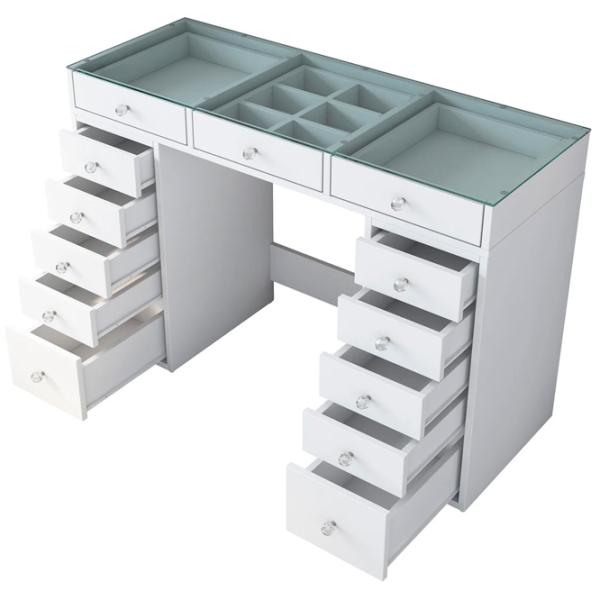 Туалетный столик Mirage Meble BJ105 ДСП меламин / White photo 5