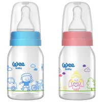 Бутылочка для кормления WeeBaby № 1 Унисекс / 125 мл / Разноцветный