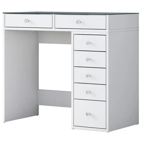 Туалетный столик Mirage Meble BJ107 ДСП меламин / White photo 2