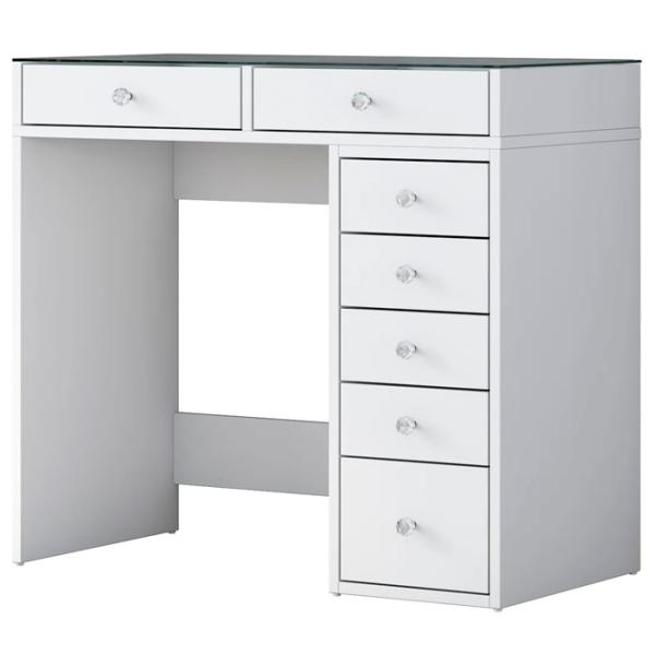 Туалетный столик Mirage Meble BJ107 ДСП меламин / White photo 2