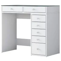 Туалетный столик Mirage Meble BJ107 ДСП меламин / White photo 2