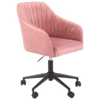 Fotoliu de birou Halmar Fresco Catifea/ Pink 