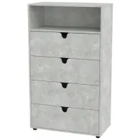 Тумбочки ML-Mobila МГ-7  137.1 x 80 x 40см / ЛДСП / Серый